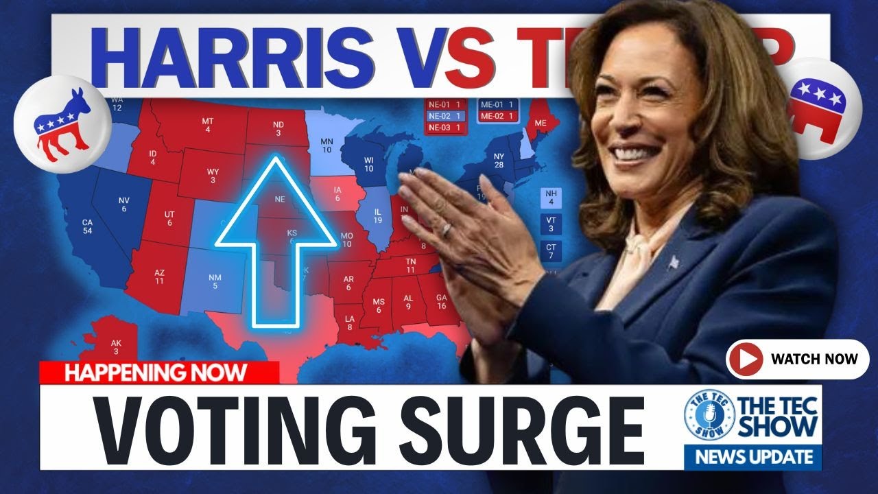 GOOD NEWS For Vice President Kamala Harris In New Early Voting Numb...